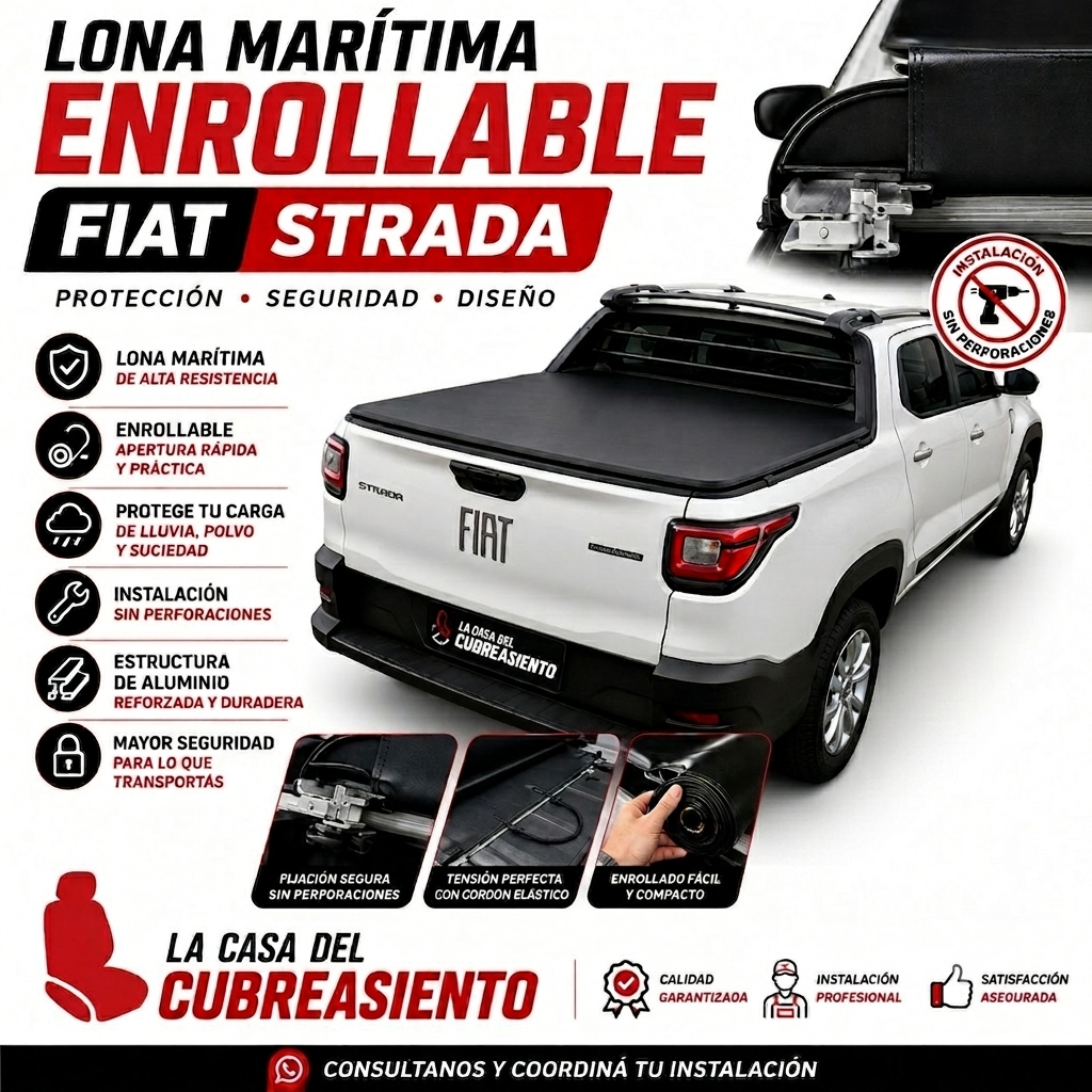 Lona Marítima Enrollable Fiat Strada
